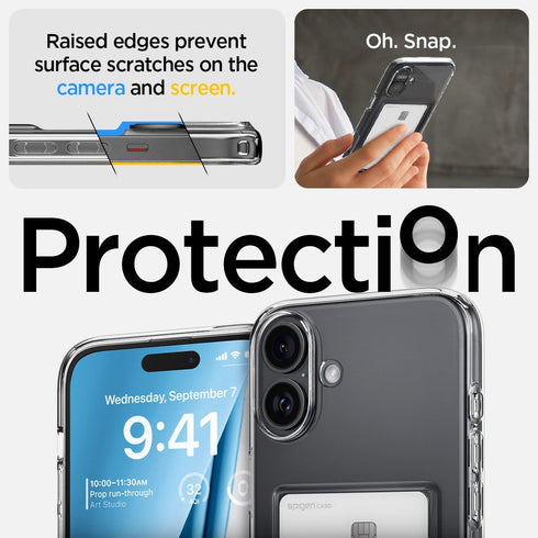 Spigen iPhone 16 PLUS Case Crystal Slot